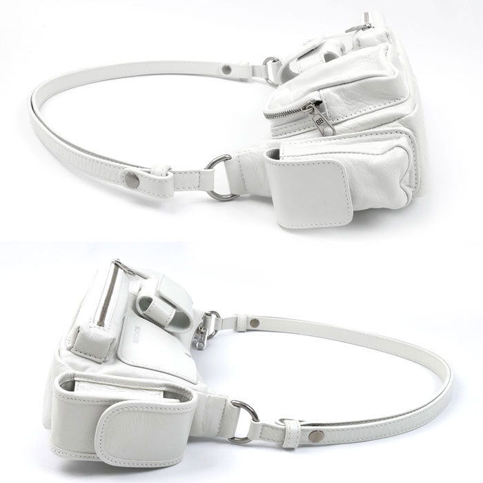BALENCIAGA バレンシアガ スーパービジー ショルダーバッグ ホワイト 802227 レディース【中古】【美品】