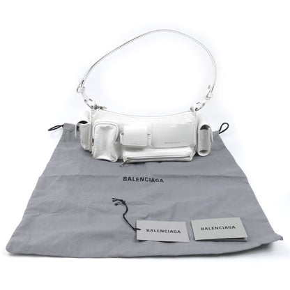 BALENCIAGA バレンシアガ スーパービジー ショルダーバッグ ホワイト 802227 レディース【中古】【美品】