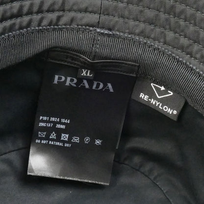 PRADA プラダ Re-Nylon ハット ブラック 2HC137 2DMI F0002 XL ユニセックス【中古】