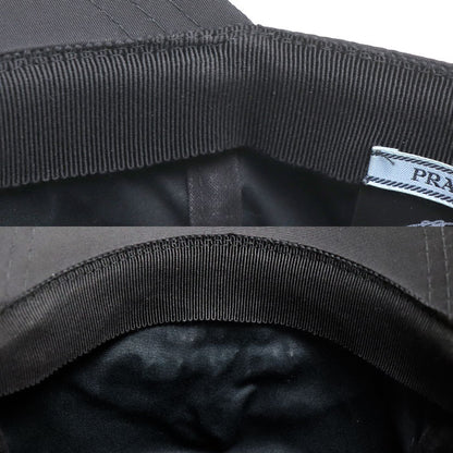 PRADA プラダ Re-Nylon ベースボールキャップ キャップ ブラック 1HC179 2DMI M ユニセックス【中古】【美品】