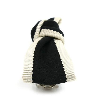 CHANEL シャネル シルク ココマーク リボン ボウ ヘアアクセサリー バレッタ AA9921 レディース【中古】【美品】