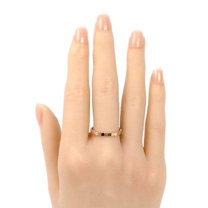 Chaumet ショーメ K18PG ピンクゴールド ビーマイラブ ハニカム リング・指輪 081931 15.5号 56 2.0g レディース【中古】