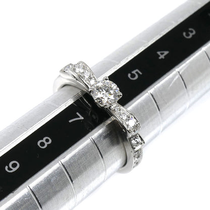 Vendome Aoyama ヴァンドーム青山 Pt950プラチナ リュバン ドゥ マリエ リング・指輪 AE_R9201 ダイヤモンド0.20ct/0.240ct 6号 3.5g レディース【中古】【美品】