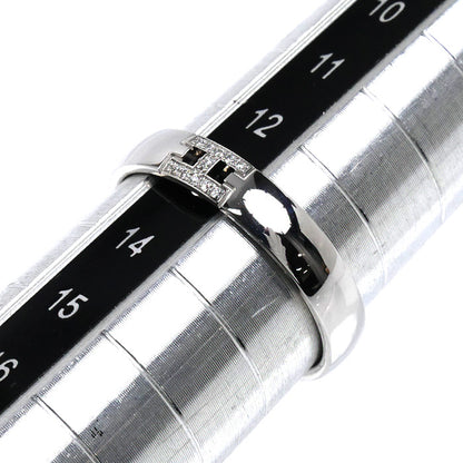 HERMES エルメス K18WG ホワイトゴールド ヘラクレス リング・指輪 H119853B 00053 ダイヤモンド 12.5号 53 3.5g レディース【中古】【美品】