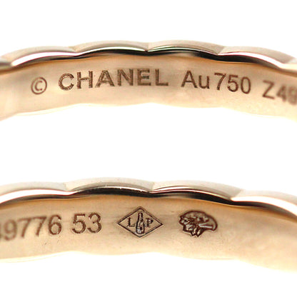 CHANEL シャネル K18PG ピンクゴールド ココクラッシュ スモール リング・指輪 12.5号 53 3.0g レディース【中古】【美品】