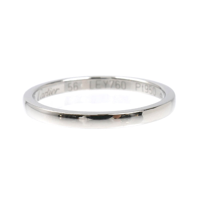 CARTIER カルティエ Pt950プラチナ バレリーナ ウェディング リング・指輪 B4071956 15.5号 56 3.6g レディース【中古】【美品】
