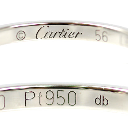 CARTIER カルティエ Pt950プラチナ バレリーナ ウェディング リング・指輪 B4071956 15.5号 56 3.6g レディース【中古】【美品】