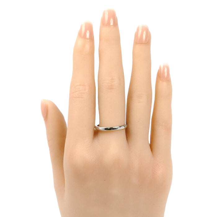 CARTIER カルティエ Pt950プラチナ バレリーナ ウェディング リング・指輪 B4071956 15.5号 56 3.6g レディース【中古】【美品】