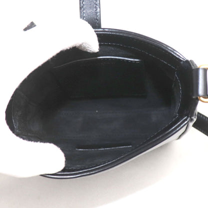 SAINT LAURENT サンローラン ミニ バーティカル　 ショルダーバッグ ブラック 735214 レディース【中古】【美品】