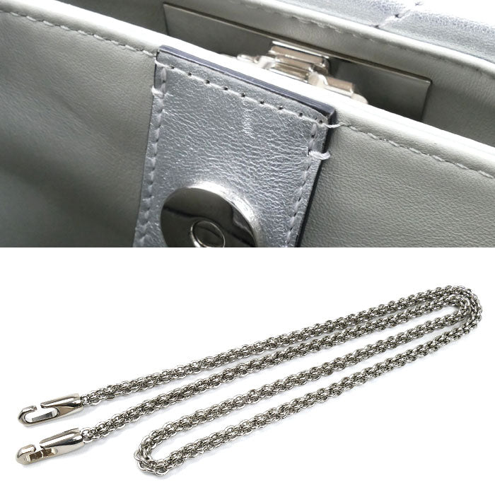 Valentino Garavani ヴァレンティノ・ガラヴァーニ ローマンスタッズ 2Wayショルダーバッグ シルバー XW2B0I97MIE IC レディース【中古】
