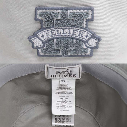 HERMES エルメス ハーパー ハット グレー 
57 ユニセックス【中古】