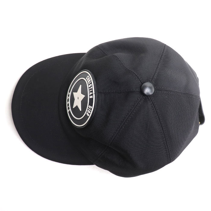 Dior ディオール ディープレイヤー スターラバー キャップ ブラック 24BCP922E156 
57 ユニセックス【中古】