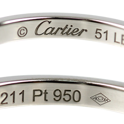 CARTIER カルティエ Pt950プラチナ バレリーナ ウェディング リング・指輪 B4071951 11号 51 3.3g レディース【中古】【美品】