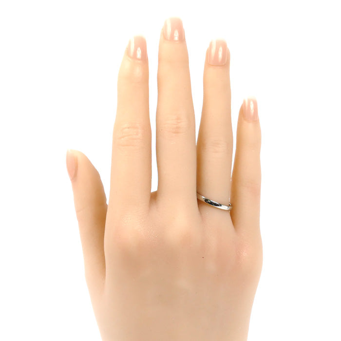 CARTIER カルティエ Pt950プラチナ バレリーナ ウェディング リング・指輪 B4071951 11号 51 3.3g レディース【中古】【美品】