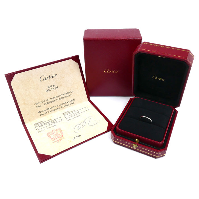 CARTIER カルティエ Pt950プラチナ バレリーナ ウェディング リング・指輪 B4071951 11号 51 3.3g レディース【中古】【美品】
