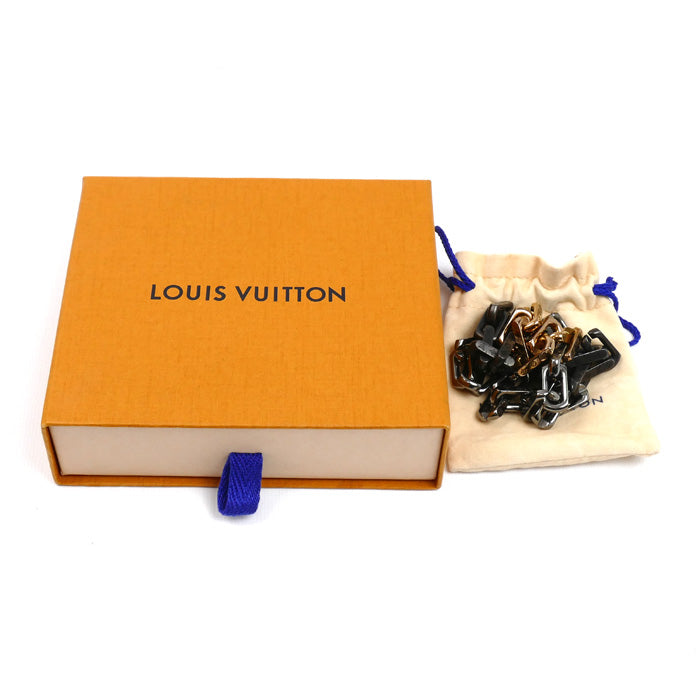 LOUIS VUITTON ルイ・ヴィトン メタル コリエ モノグラムチェーン ネックレス M01190 LE1213 54cm メンズ【中古】