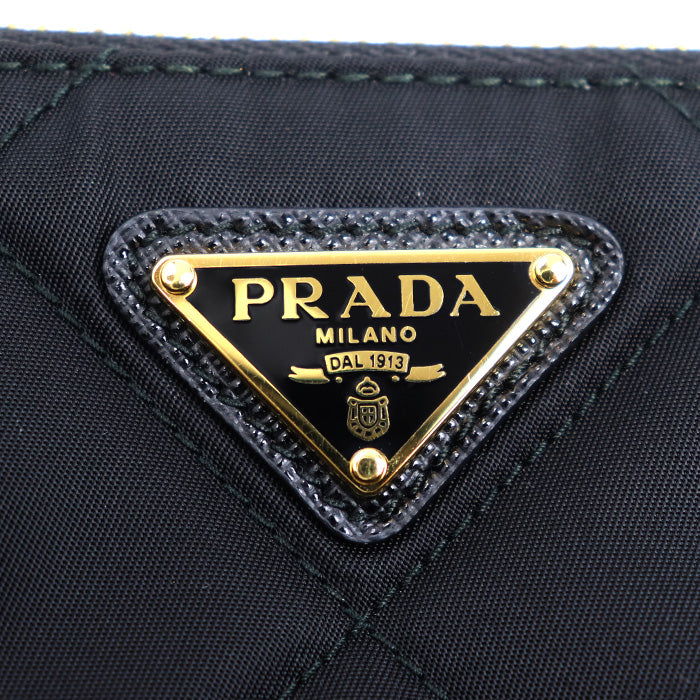 PRADA プラダ Re-Nylon テスートインプントゥ チェーンショルダー ショルダーバッグ ブラック 1NI054 2A0S F0002 レディース【中古】【美品】