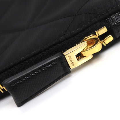 PRADA プラダ Re-Nylon テスートインプントゥ チェーンショルダー ショルダーバッグ ブラック 1NI054 2A0S F0002 レディース【中古】【美品】