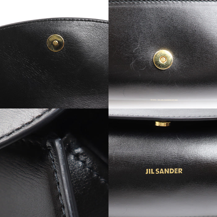 JIL SANDER ジルサンダー カンノーロ Cannolo スモール ショルダーバッグ ブラック J07WD0023P4840001 レディース【中古】