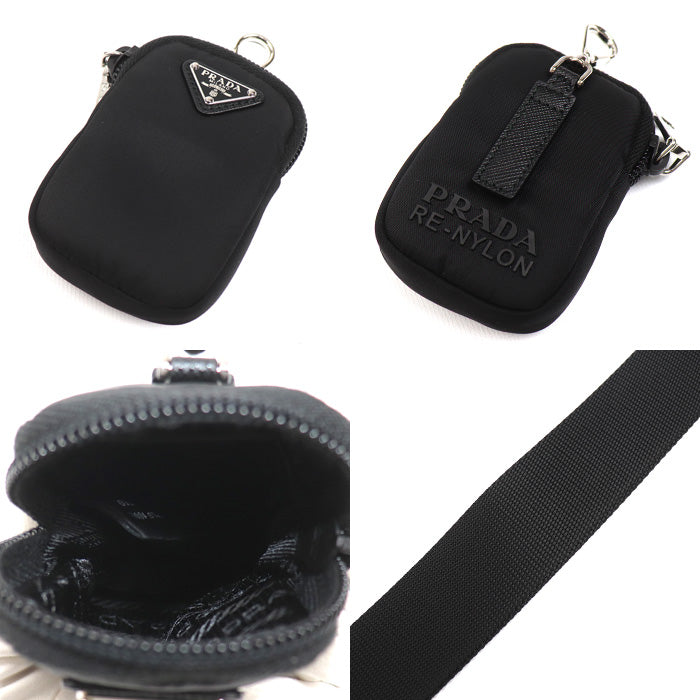PRADA プラダ Re-Nylon バッグ ショルダーバッグ ブラック 1BC421_RV44_F0002 レディース【中古】【美品】