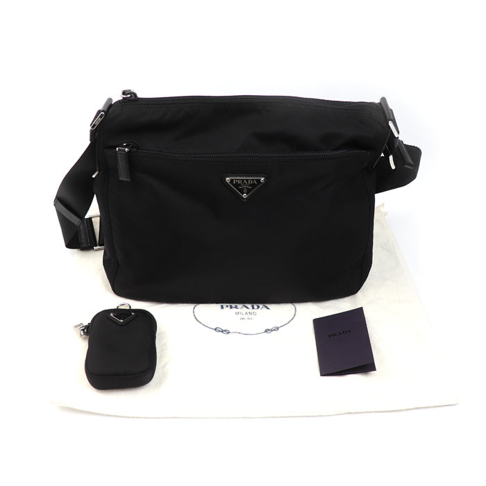 PRADA プラダ Re-Nylon バッグ ショルダーバッグ ブラック 1BC421_RV44_F0002 レディース【中古】【美品】