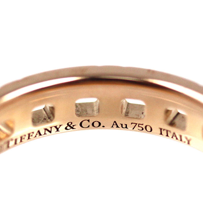 TIFFANY&Co. ティファニー K18PG ピンクゴールド Tトゥルー ナロー リング・指輪 5.5号 3.0g レディース【中古】【美品】
