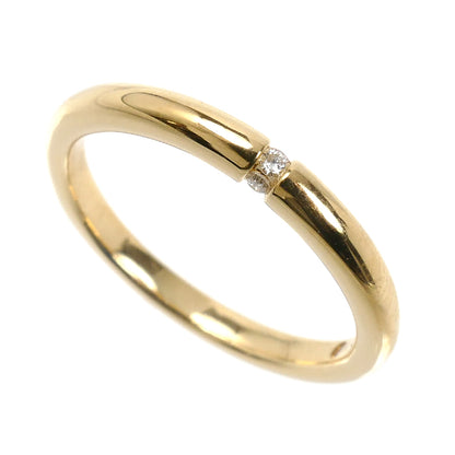 STAR JEWELRY スタージュエリー K18YG イエローゴールド リング・指輪 2PR0746 ダイヤモンド0.03ct 12号 3.3g レディース【中古】【美品】