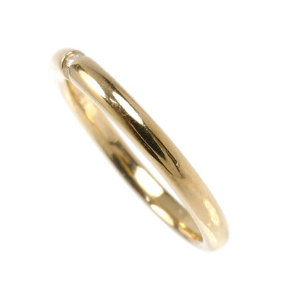 STAR JEWELRY スタージュエリー K18YG イエローゴールド リング・指輪 2PR0746 ダイヤモンド0.03ct 12号 3.3g レディース【中古】【美品】