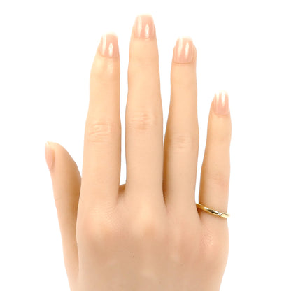 STAR JEWELRY スタージュエリー K18YG イエローゴールド リング・指輪 2PR0746 ダイヤモンド0.03ct 3号 2.6g レディース【中古】【美品】
