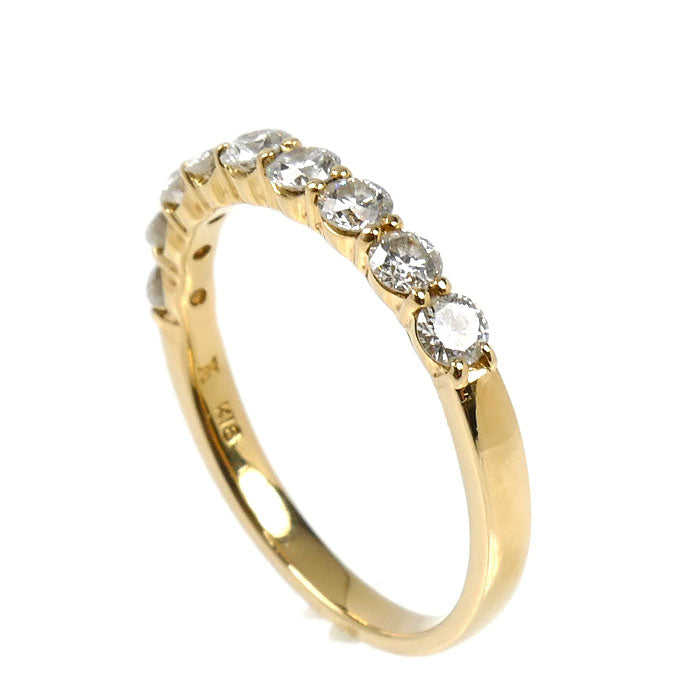 Vendome Aoyama ヴァンドーム青山 ハーフエタニティ リング・指輪 AGVR941509DI ダイヤモンド0.62ct 13号 2.3g レディース【中古】【美品】