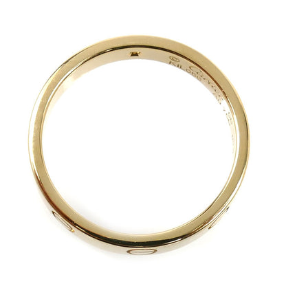 CARTIER カルティエ K18YG イエローゴールド ミニラブ 1P ダイヤ リング・指輪 B4056156 ダイヤモンド 15.5号 56 4.9g レディース【中古】【美品】