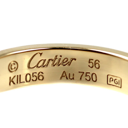 CARTIER カルティエ K18YG イエローゴールド ミニラブ 1P ダイヤ リング・指輪 B4056156 ダイヤモンド 15.5号 56 4.9g レディース【中古】【美品】
