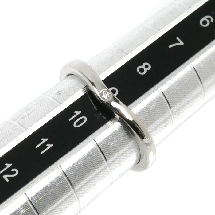 CARTIER カルティエ Pt950プラチナ バレリーナ カーブ ウェディング 3P ダイヤ リング・指輪 B4092949 ダイヤモンド 9号 49 3.1g レディース【中古】【美品】