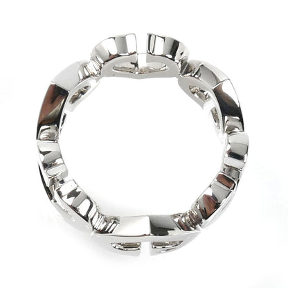 CARTIER カルティエ K18WG ホワイトゴールド Cハート リング・指輪 B4041549 ダイヤモンド 9号 49 7.5g レディース【中古】【美品】