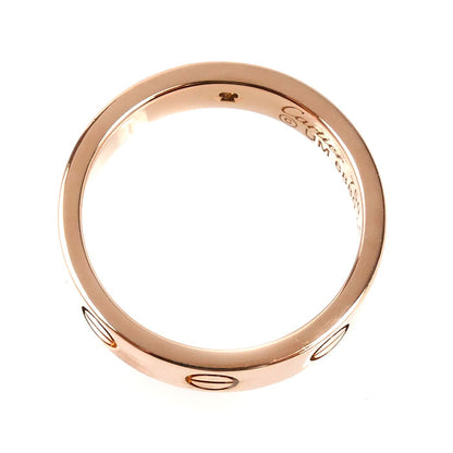 CARTIER カルティエ K18PG ピンクゴールド ミニラブ 1P ダイヤ リング・指輪 ダイヤモンド 7号 47 4.2g レディース【中古】【美品】