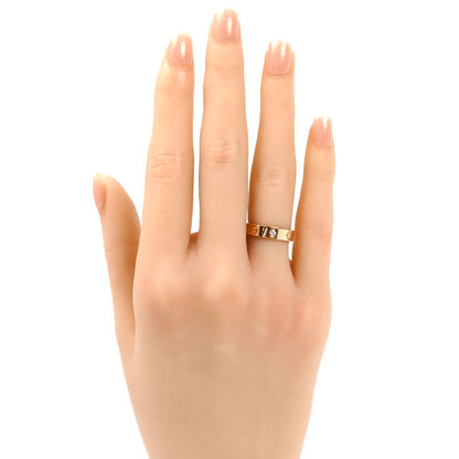 CARTIER カルティエ K18PG ピンクゴールド ミニラブ 1P ダイヤ リング・指輪 ダイヤモンド 7号 47 4.2g レディース【中古】【美品】