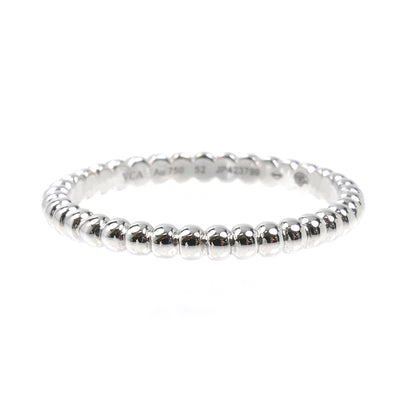 Van Cleef & Arpels ヴァンクリーフ＆アーペル K18WG ホワイトゴールド ペルレ リング・指輪 VCARPJME52 12号 52 2.1g レディース【中古】【美品】
