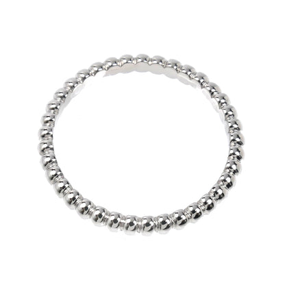 Van Cleef & Arpels ヴァンクリーフ＆アーペル K18WG ホワイトゴールド ペルレ リング・指輪 VCARPJME52 12号 52 2.1g レディース【中古】【美品】