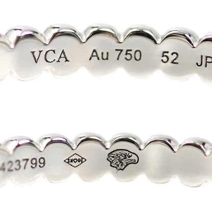 Van Cleef & Arpels ヴァンクリーフ＆アーペル K18WG ホワイトゴールド ペルレ リング・指輪 VCARPJME52 12号 52 2.1g レディース【中古】【美品】