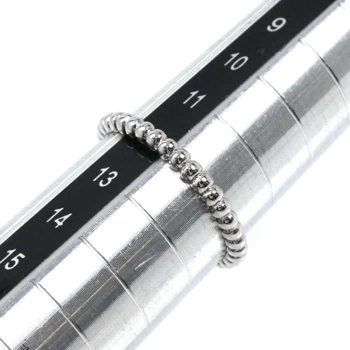 Van Cleef & Arpels ヴァンクリーフ＆アーペル K18WG ホワイトゴールド ペルレ リング・指輪 VCARPJME52 12号 52 2.1g レディース【中古】【美品】