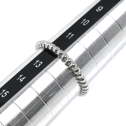 Van Cleef & Arpels ヴァンクリーフ＆アーペル K18WG ホワイトゴールド ペルレ リング・指輪 VCARPJME52 12号 52 2.1g レディース【中古】【美品】