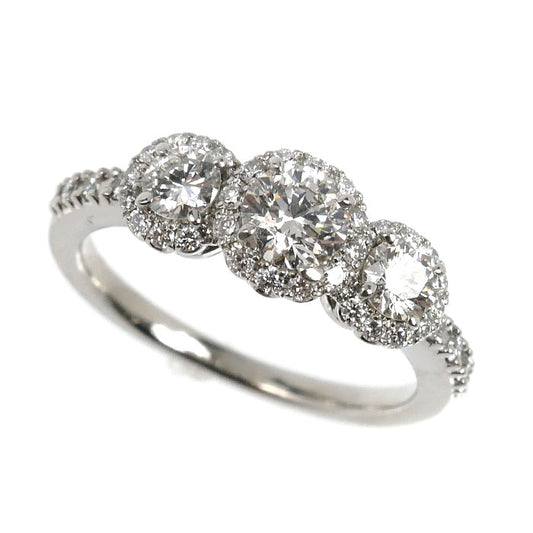 STAR JEWELRY スタージュエリー Pt950プラチナ リング・指輪 1PR0416 ダイヤモンド0.274ct/0.43ct 7号 4.2g レディース【中古】【美品】