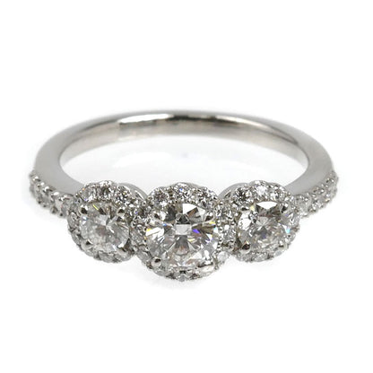 STAR JEWELRY スタージュエリー Pt950プラチナ リング・指輪 1PR0416 ダイヤモンド0.274ct/0.43ct 7号 4.2g レディース【中古】【美品】
