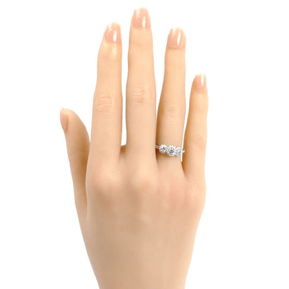 STAR JEWELRY スタージュエリー Pt950プラチナ リング・指輪 1PR0416 ダイヤモンド0.274ct/0.43ct 7号 4.2g レディース【中古】【美品】