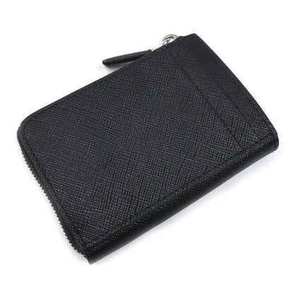 PRADA プラダ サフィアーノ トライアングルロゴ コインケース ブラック 2MC129_QHH_F0002 ICチップ ユニセックス【中古】【美品】