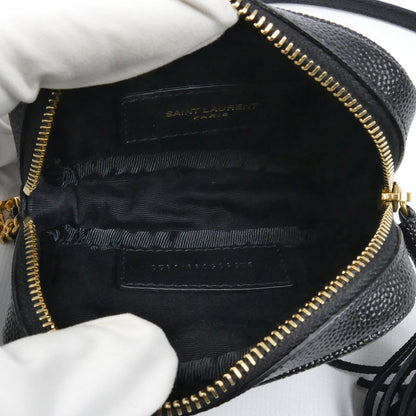 SAINT LAURENT サンローラン ベイビー ルー レザー チェーンショルダー ショルダーバッグ ブラック 635088 レディース【中古】【美品】