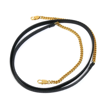 SAINT LAURENT サンローラン ベイビー ルー レザー チェーンショルダー ショルダーバッグ ブラック 635088 レディース【中古】【美品】