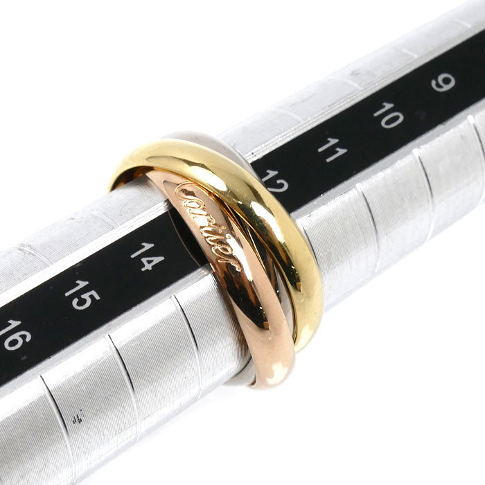 CARTIER カルティエ K18YG/PG/WG トリニティ リング・指輪 13号 53 8.2g レディース【中古】【美品】