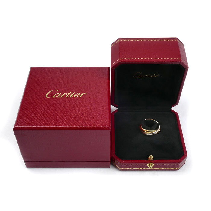 CARTIER カルティエ K18YG/PG/WG トリニティ リング・指輪 13号 53 8.2g レディース【中古】【美品】