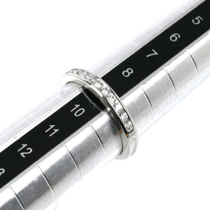 TIFFANY&Co. ティファニー Pt950プラチナ ハーフサークル チャネルセッティング リング・指輪 ダイヤモンド 9号 3.5g レディース【中古】【美品】